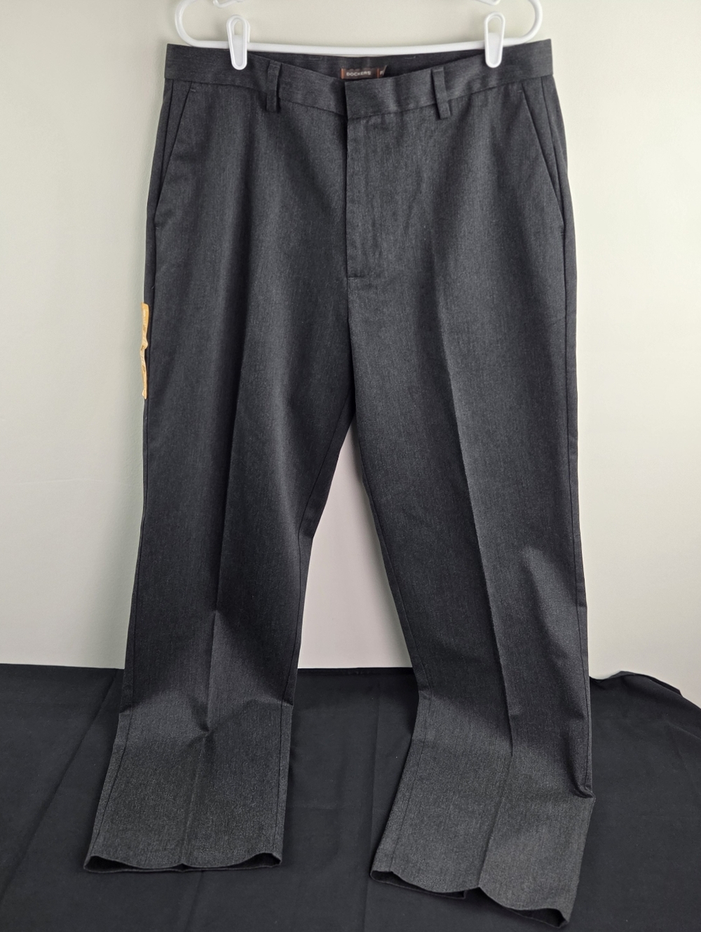 Dockers D3 Classic Fit Pants Mens 36x34 Charcoal Gray